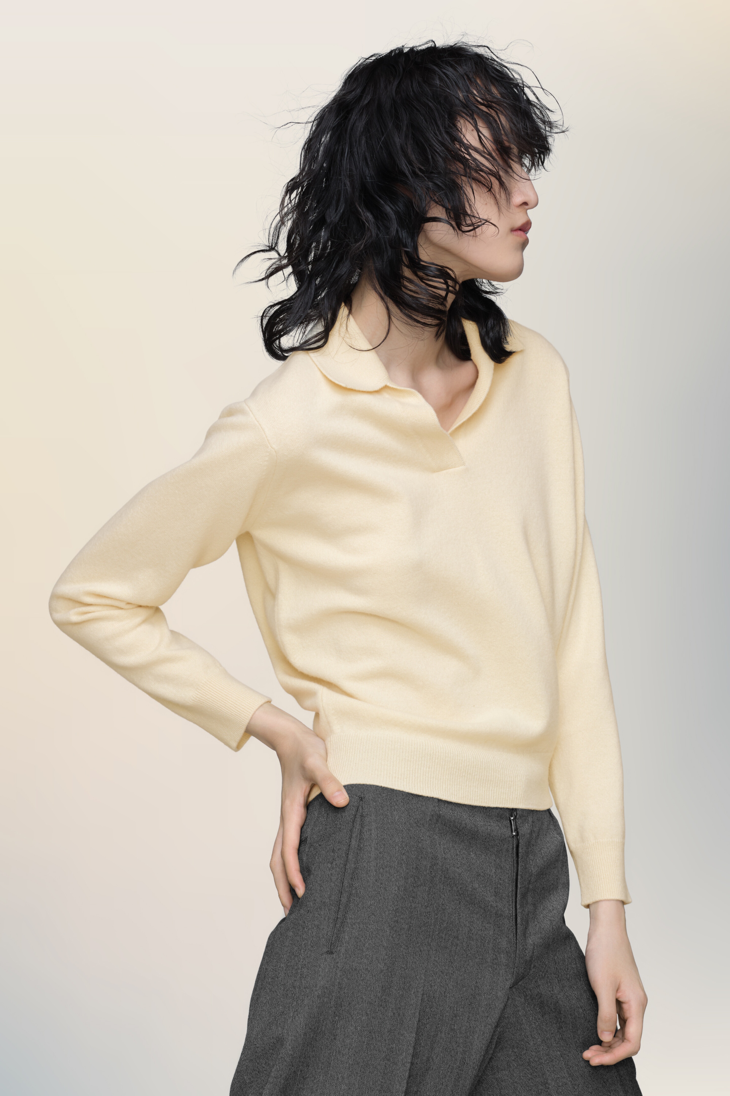 Polo knit top - 4