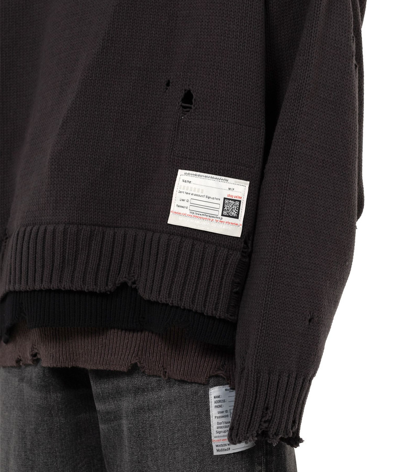 Triple Layered Knit Sweater 8