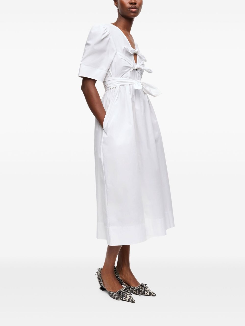 bow-detailing dress - 3