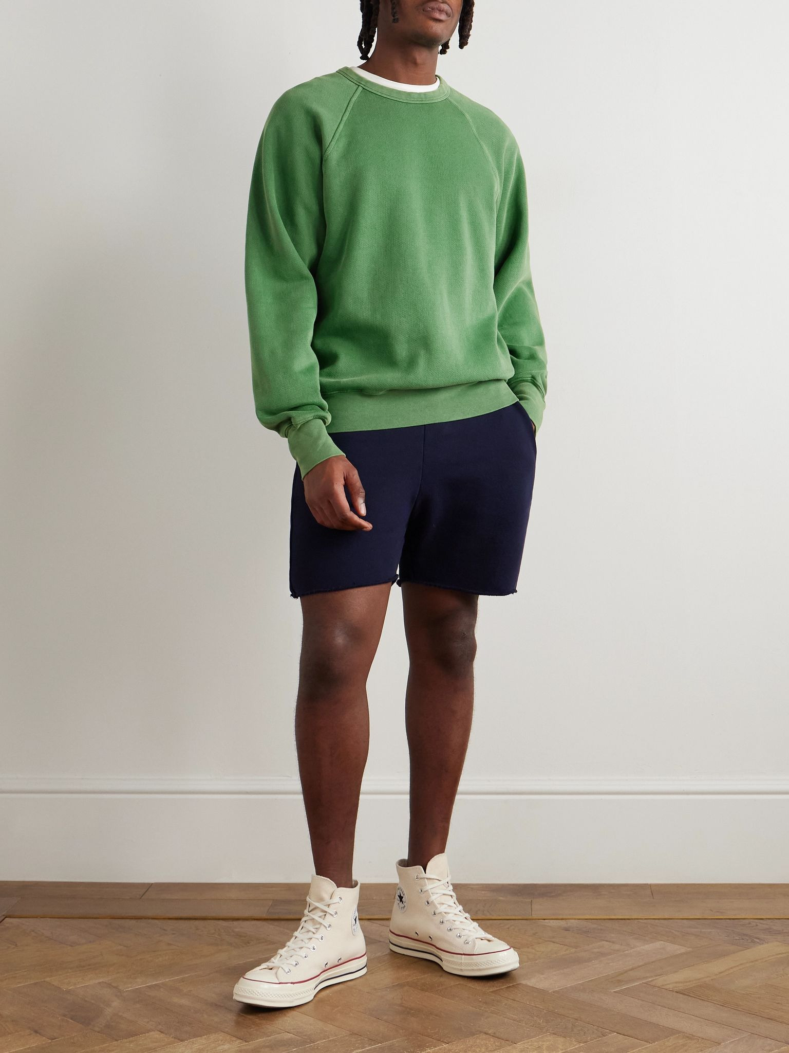 Cotton-Jersey Sweatshirt Green - 2