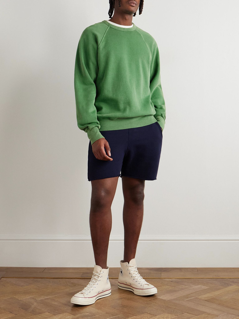 LES TIEN Cotton-Jersey Sweatshirt Green outlook