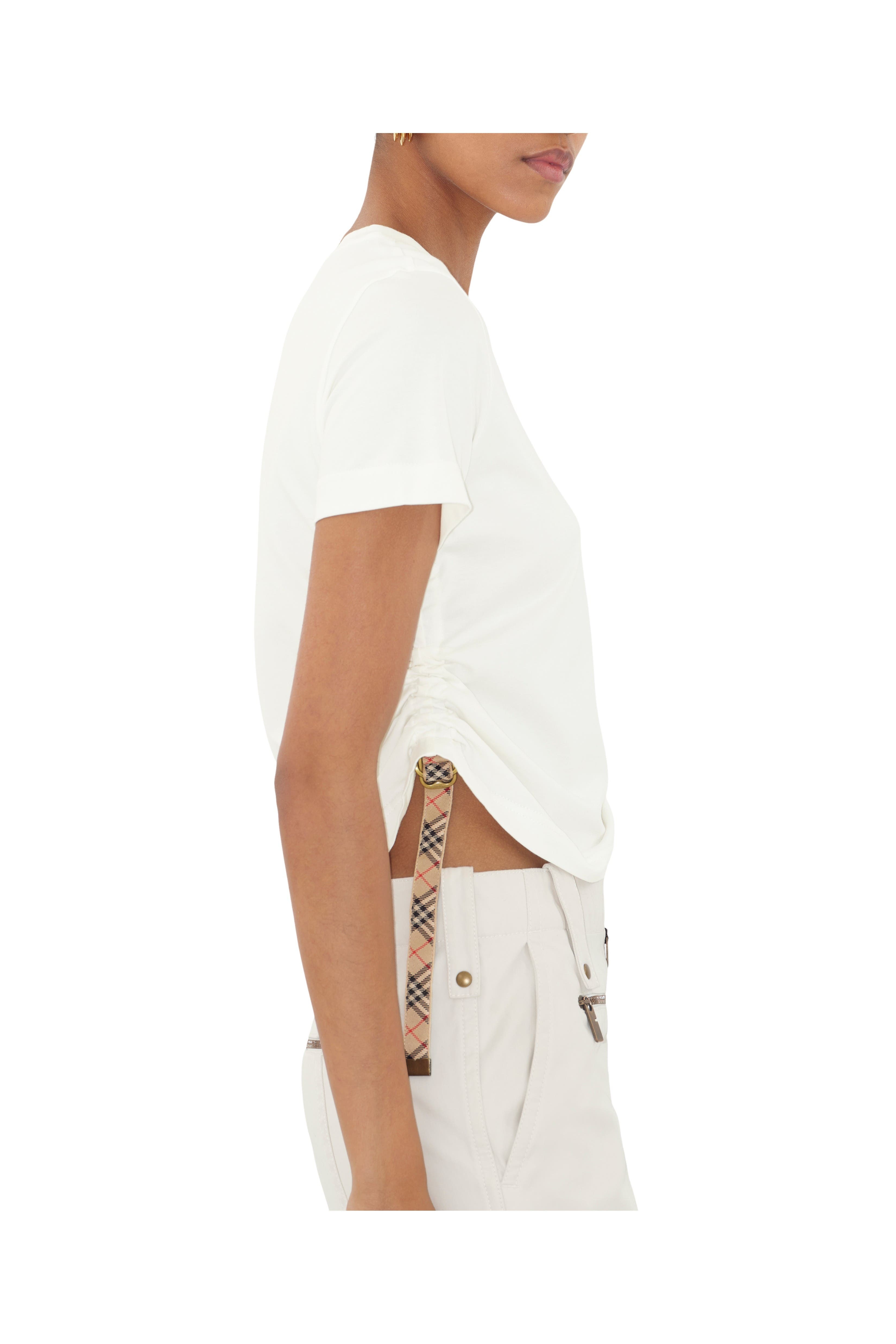 burberry Festival Cotton T-shirt in Chalk at Nordstrom - 2