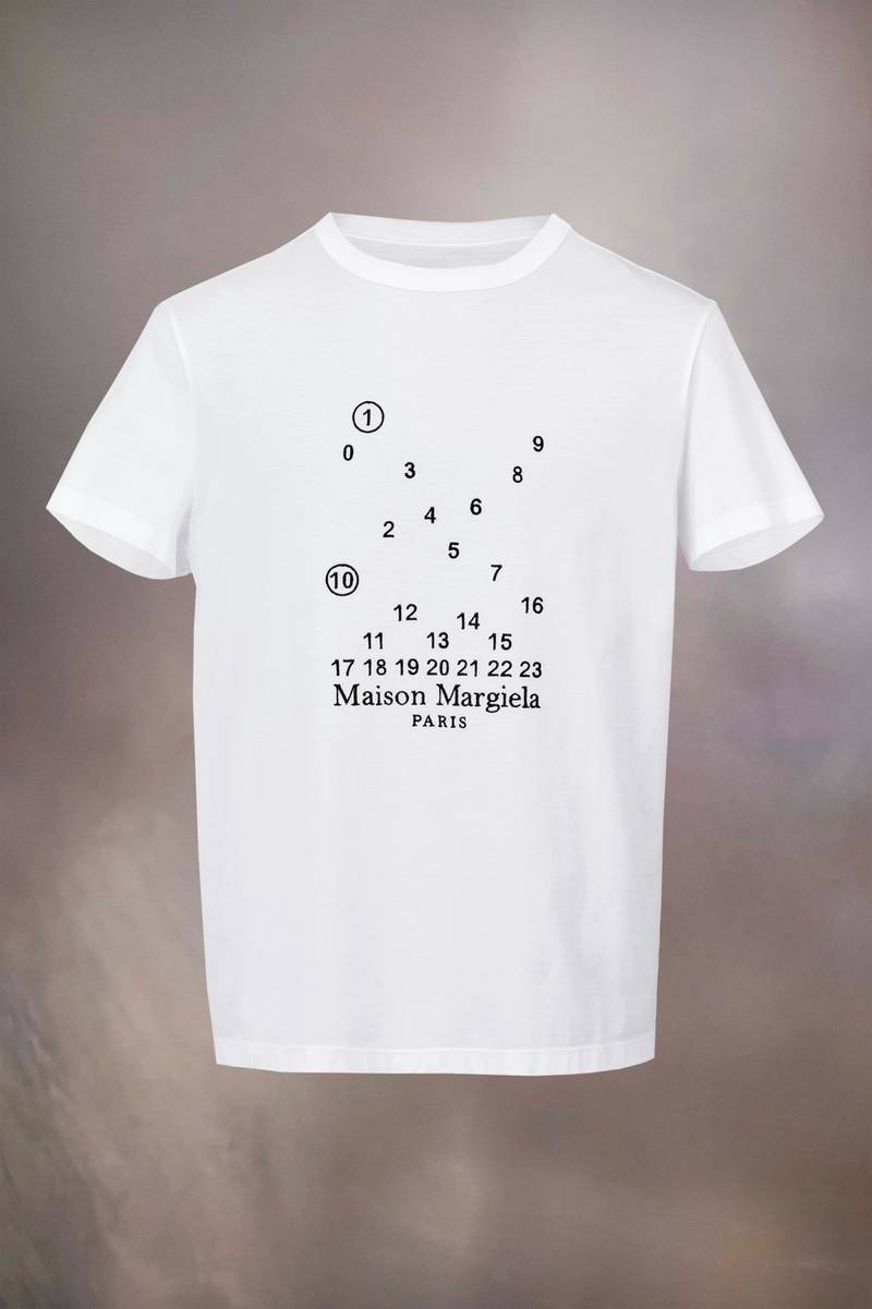 Numeric logo Mako cotton T-shirt - 1