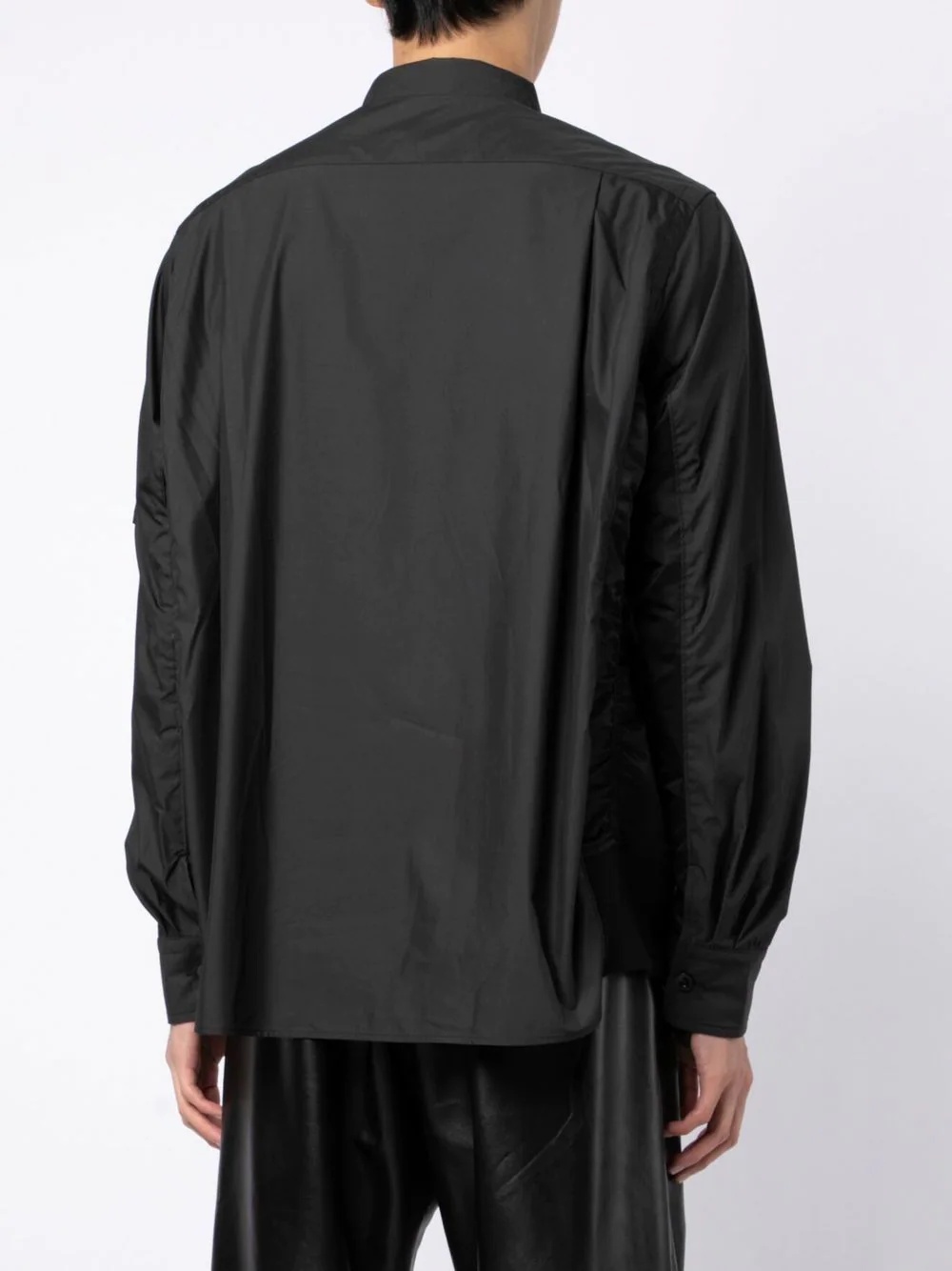 zip-up long-sleeve shirt - 4