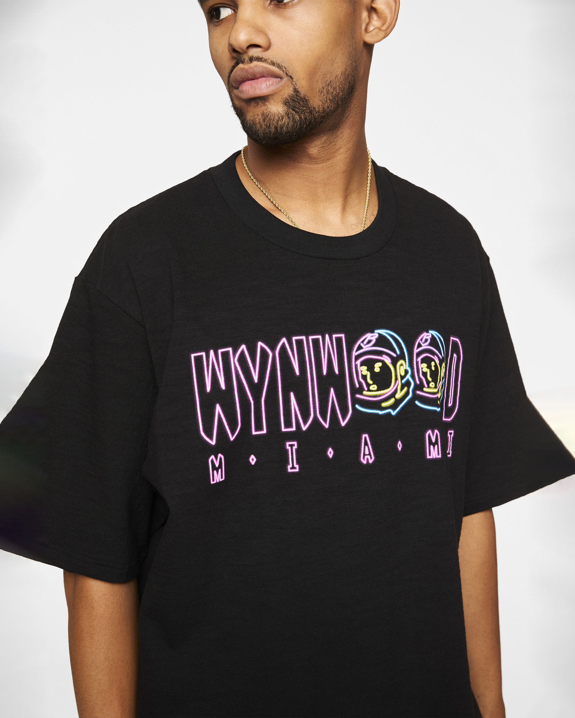 WYNWOOD NEON LOGO SLUB TEE - 4