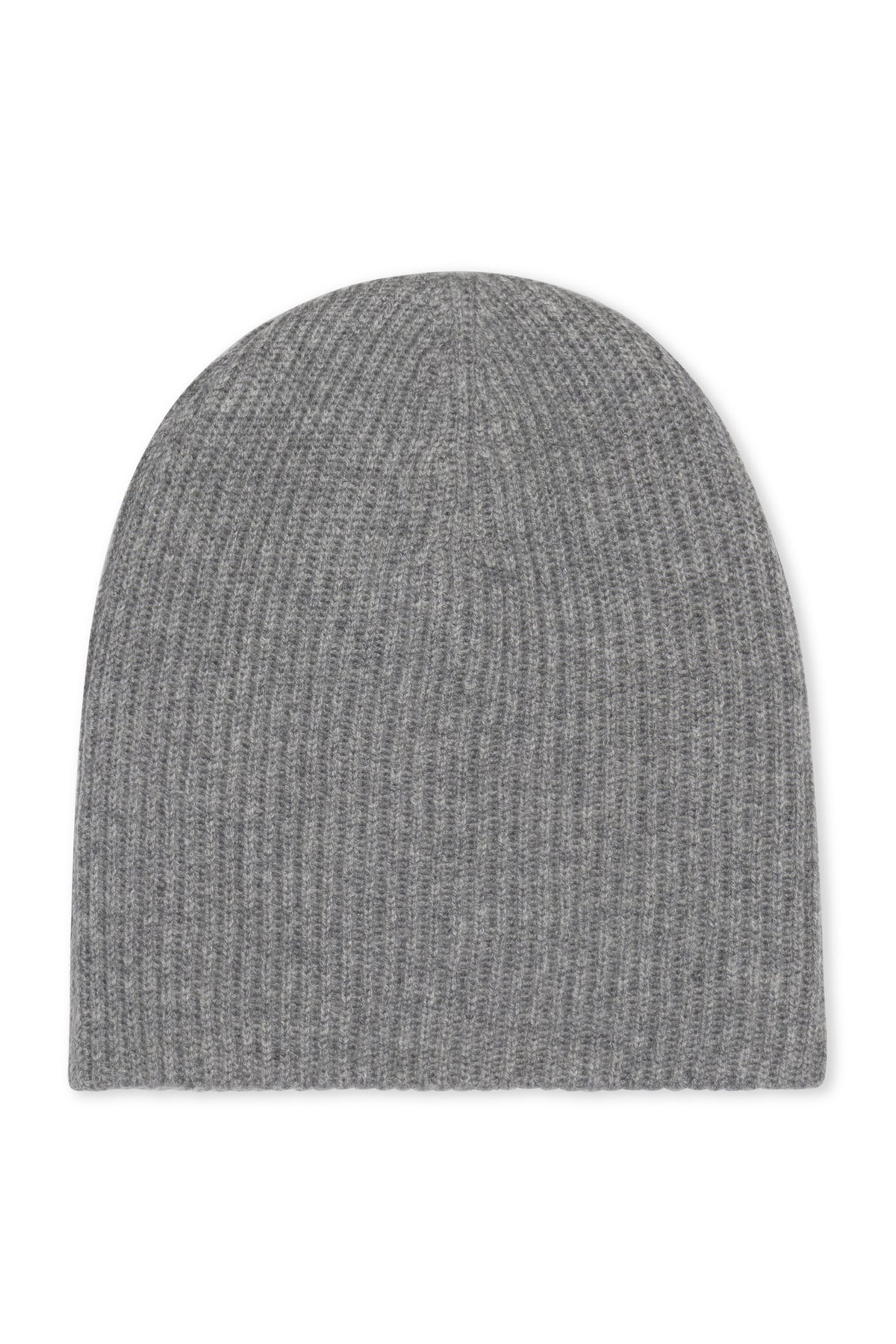 GREY CASHMERE BEANIE - 5