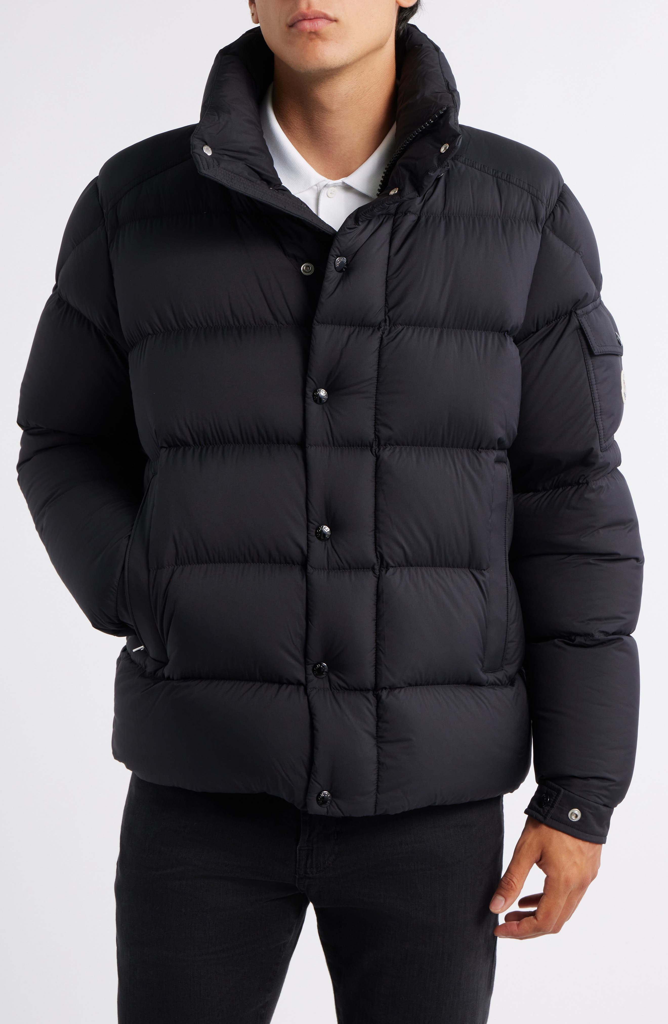 Moncler Maya 70 Hooded Quilted Down Jacket in Black at Nordstrom - 4