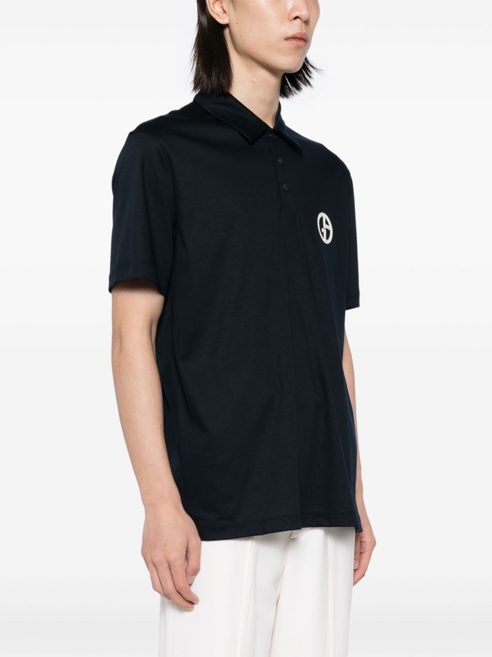 LOGO-EMBROIDERED COTTON POLO SHIRT - 3