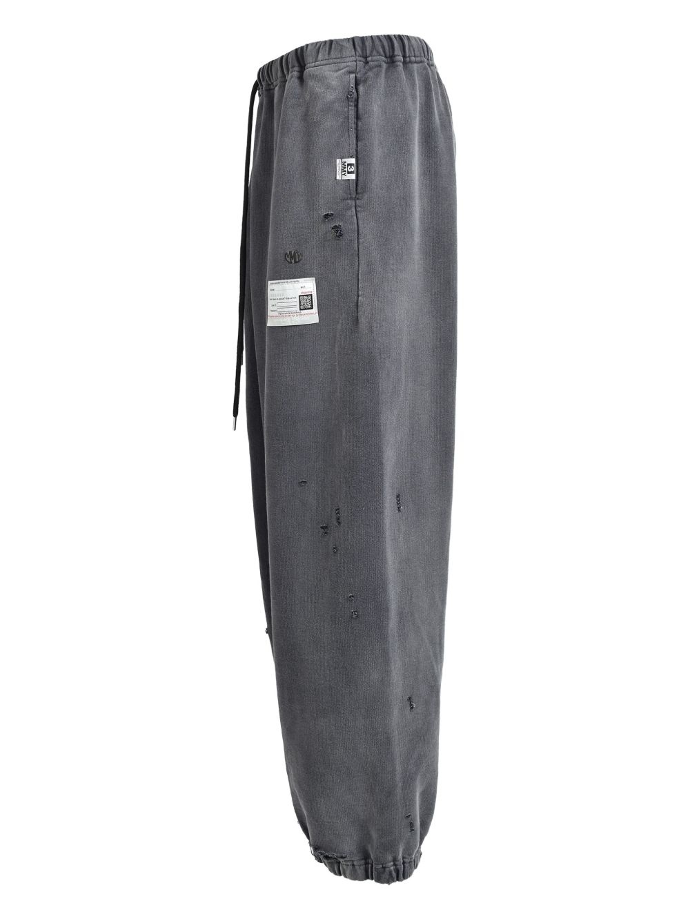 distress effect joggers - 3