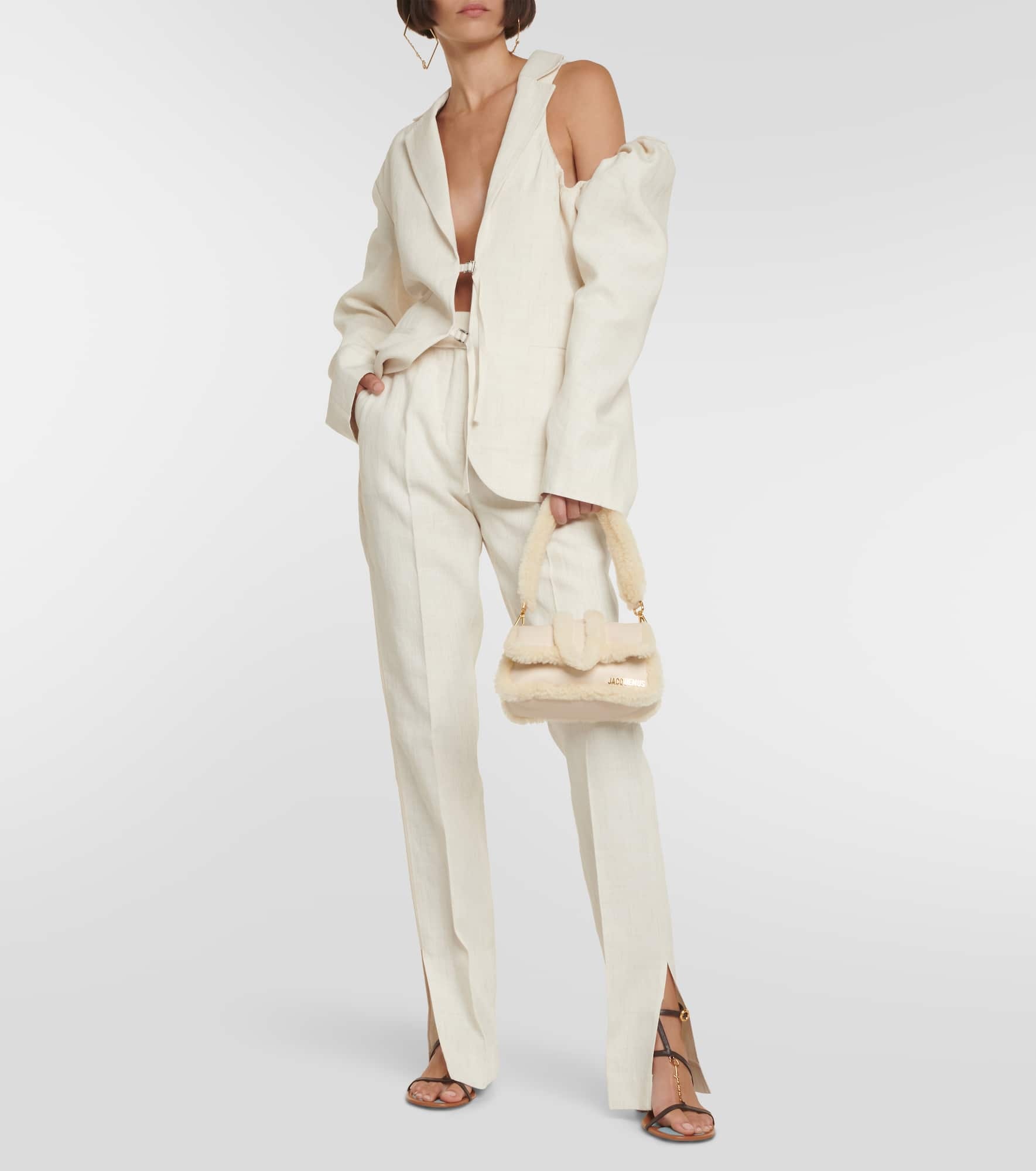 La Veste Galliga linen-blend blazer - 2