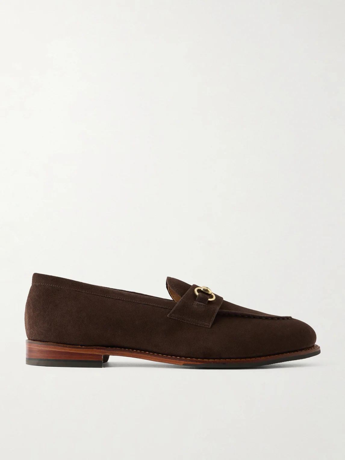 Franklin Horsebit-Embellished Suede Loafers - 1