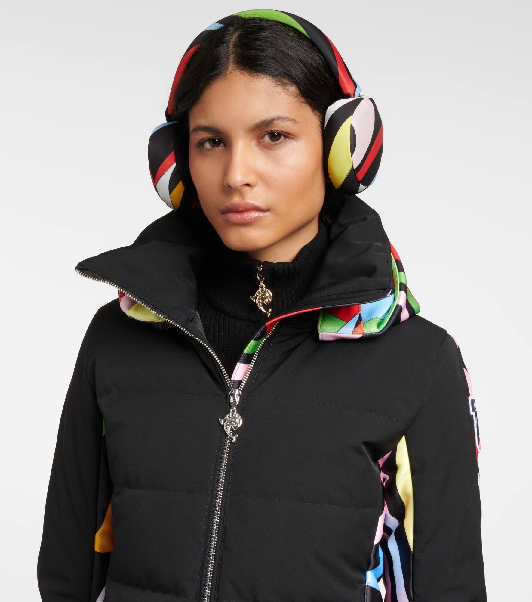 x Fusalp printed earmuffs - 2