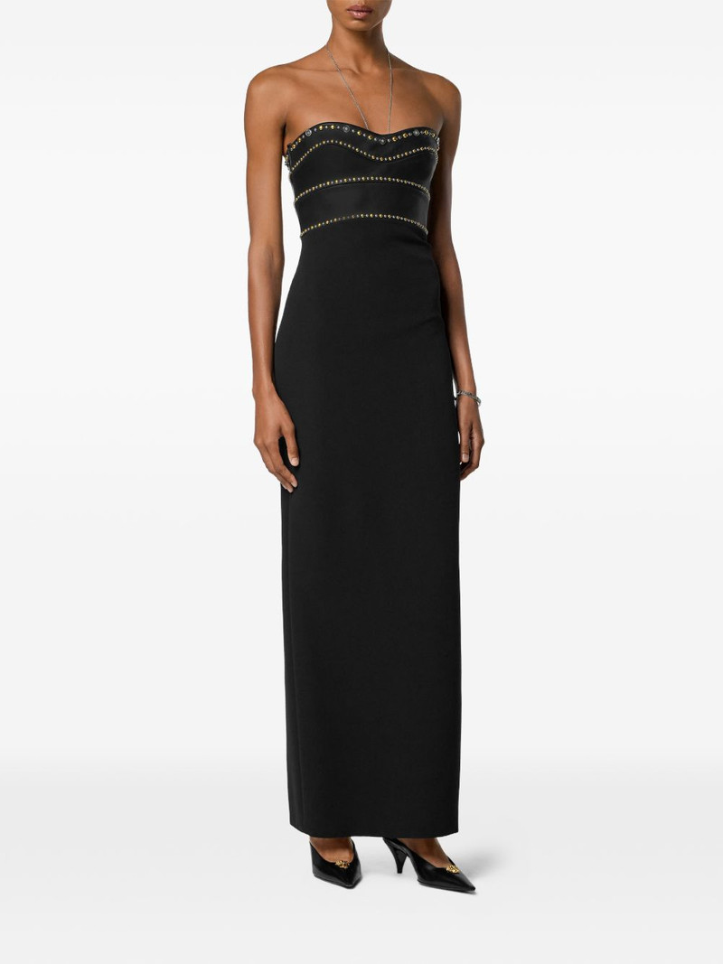 studded strapless maxi dress 3