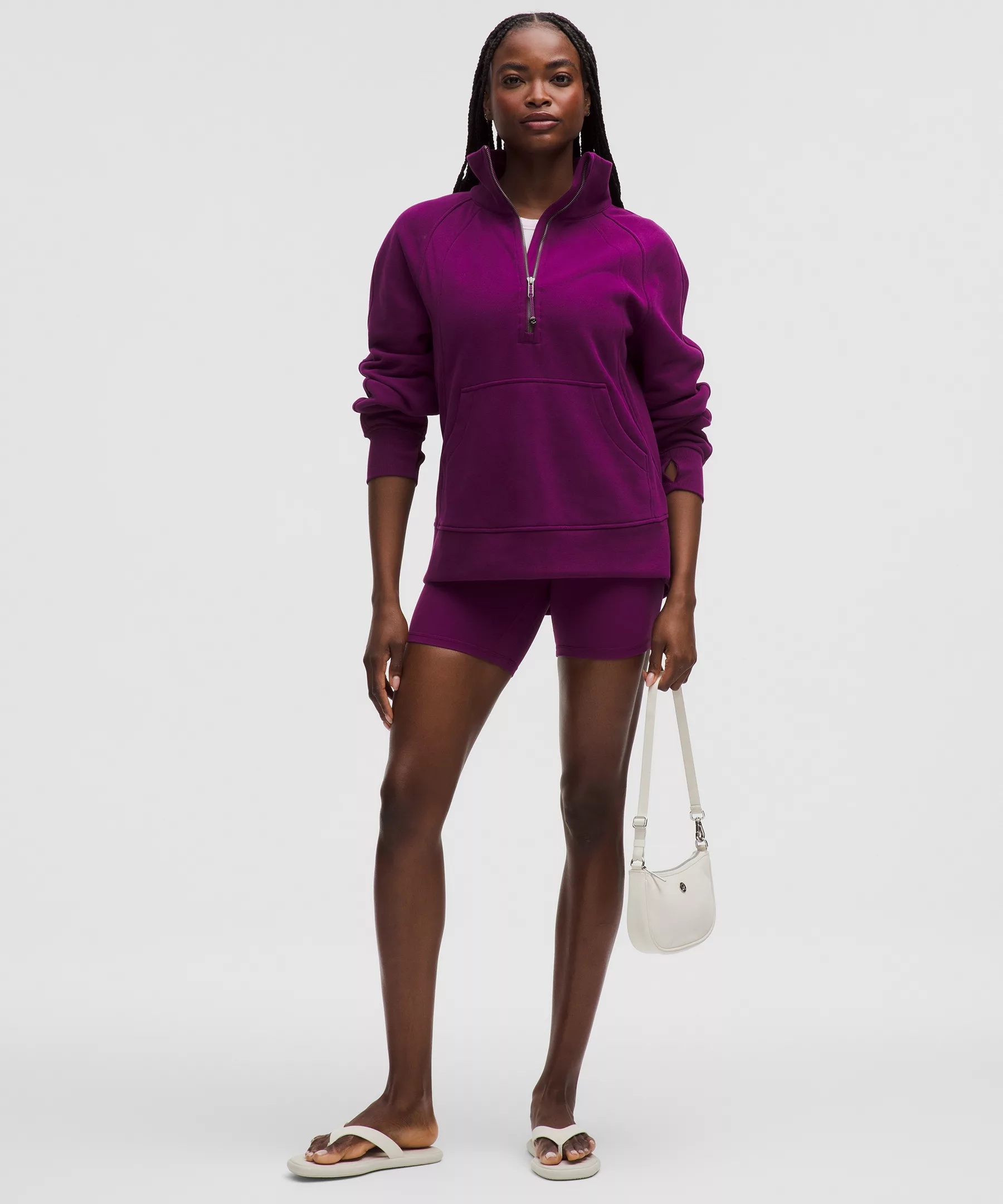 Scuba Oversized Funnel-Neck Half Zip *Long - 2