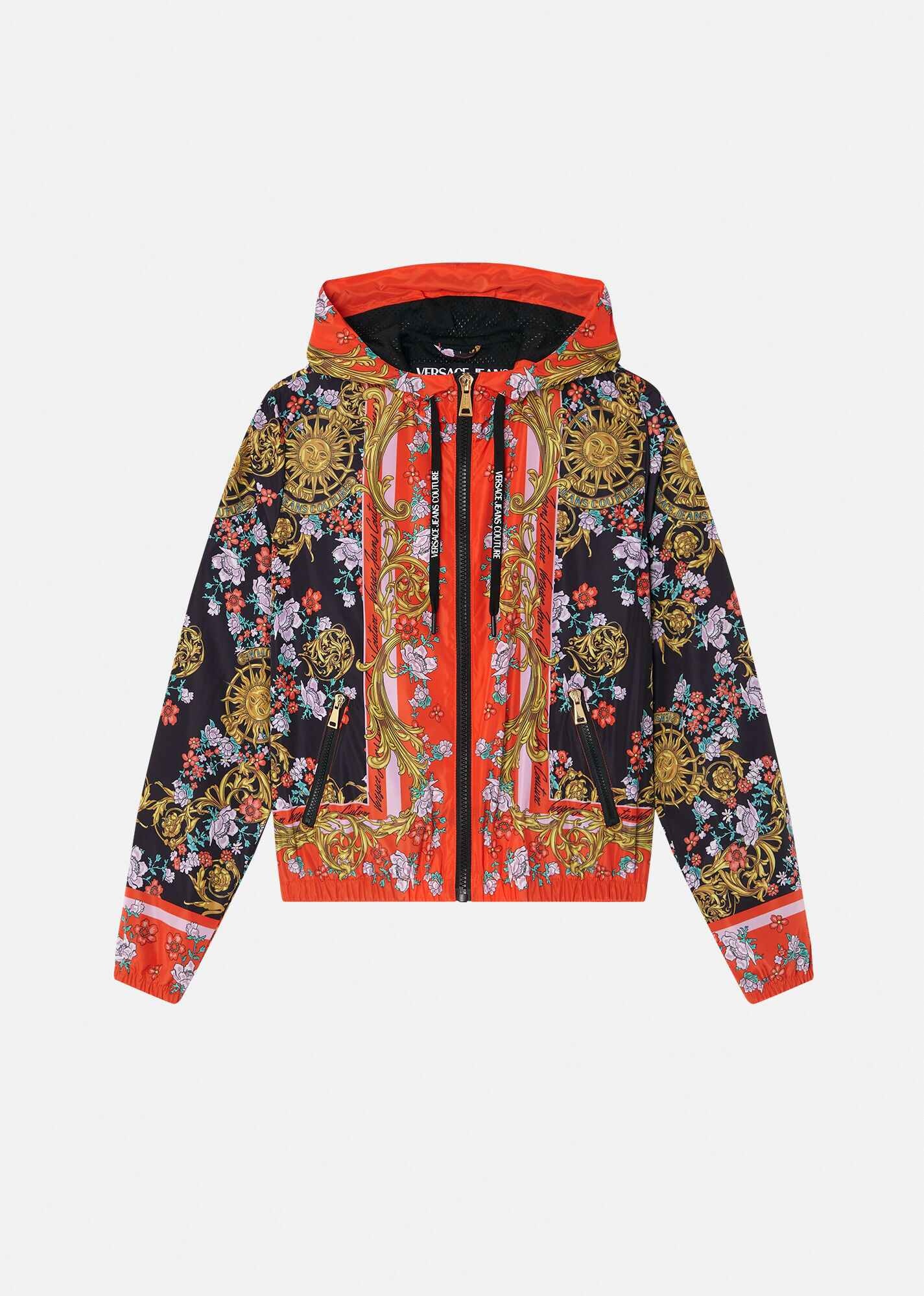 Sun Flower Garland Zip Up Hoodie - 1