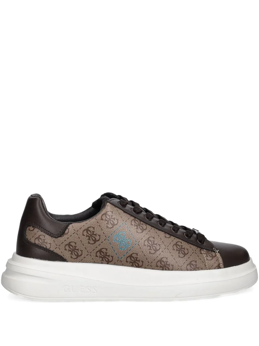 Elba monogram-pattern sneakers - 1