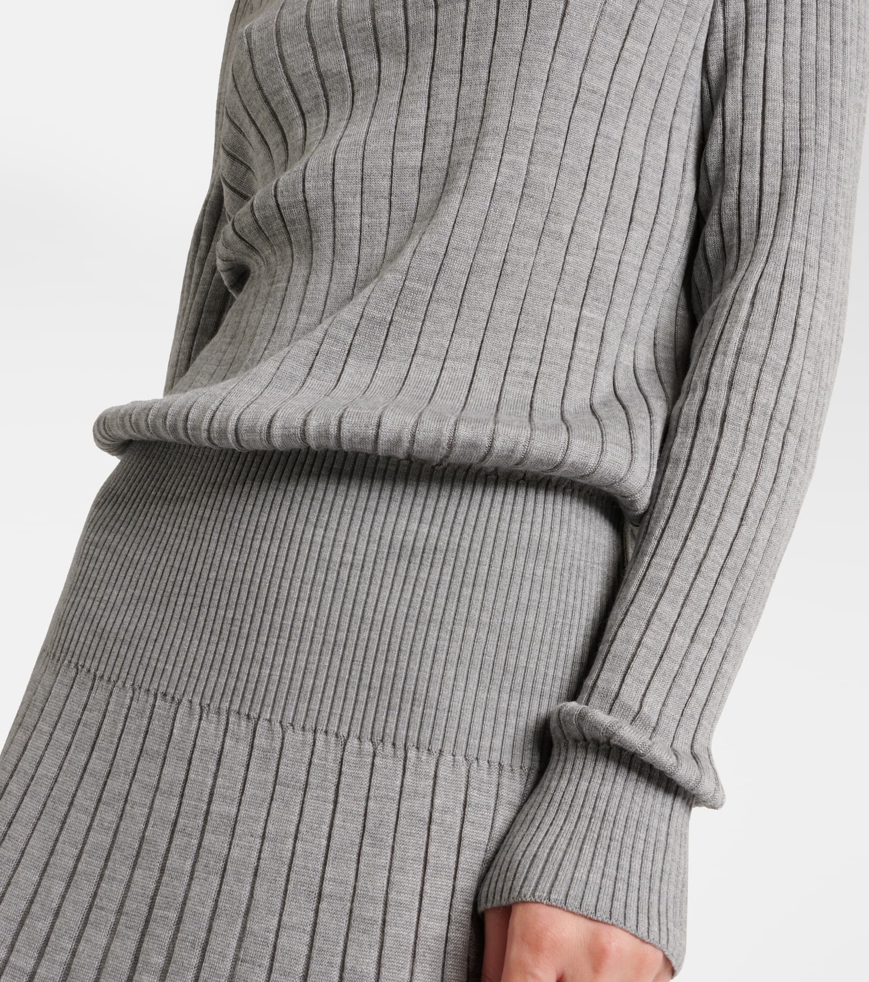 Eden wool-blend midi dress - 5