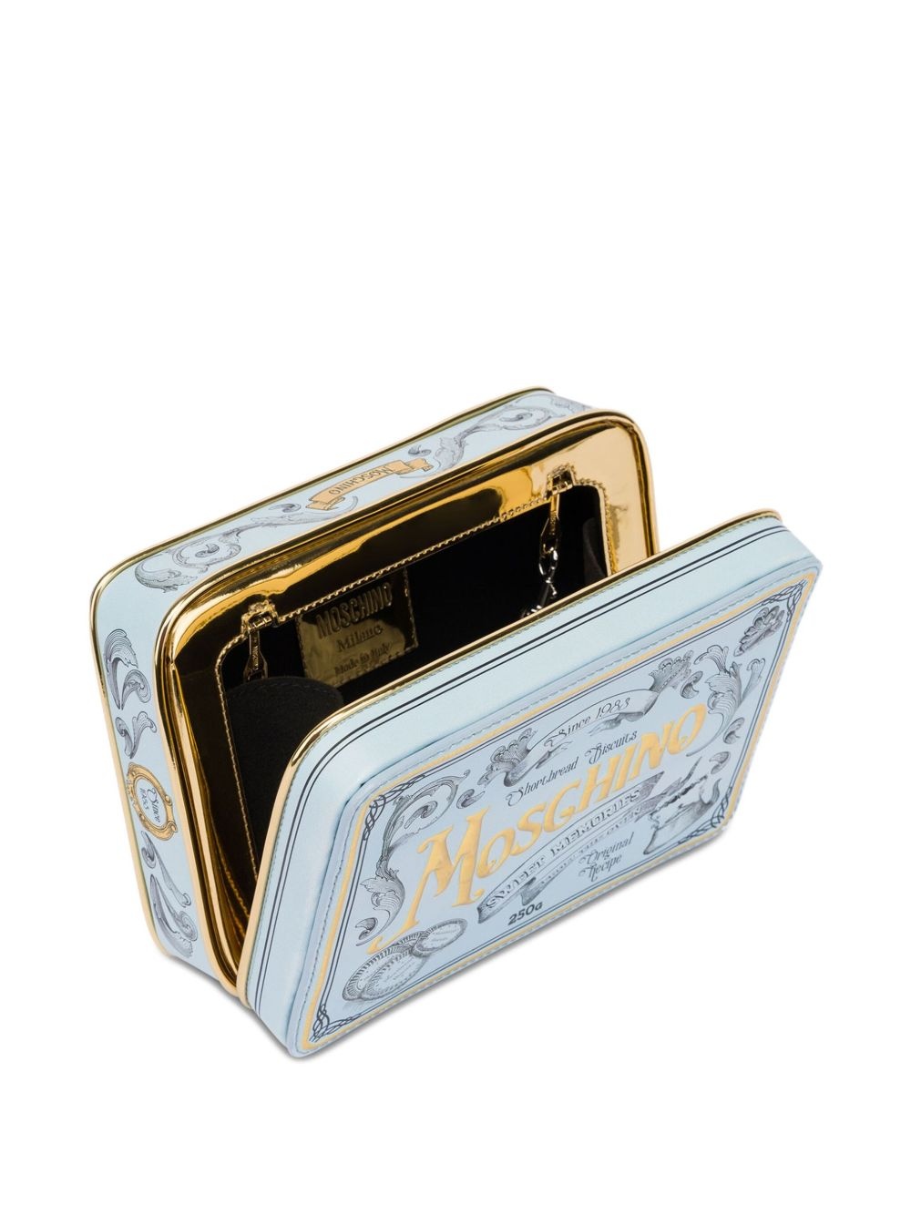 logo-embossed clutch - 3