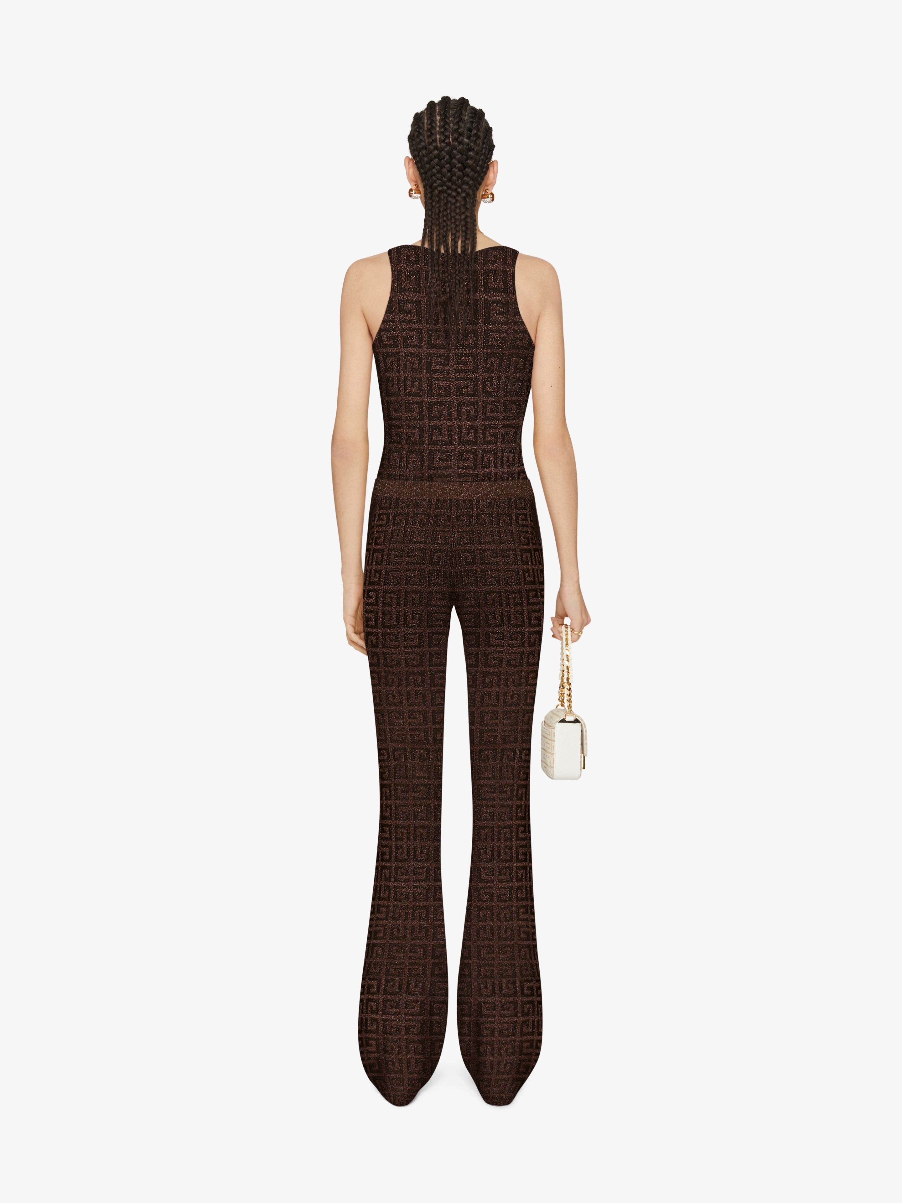 FLARE PANTS IN 4G JACQUARD - 4