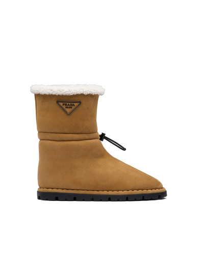 Prada Shearling booties outlook