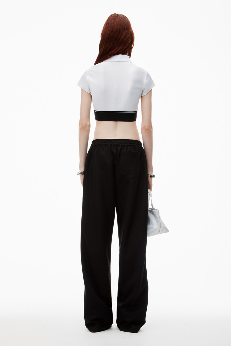 Cheerleader Polo Top in Pique 4