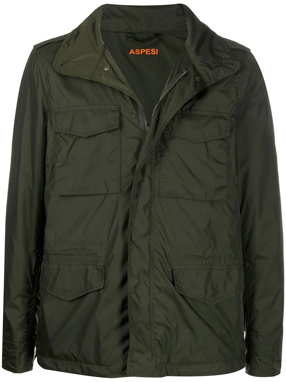 front zipped utility jacket - 1