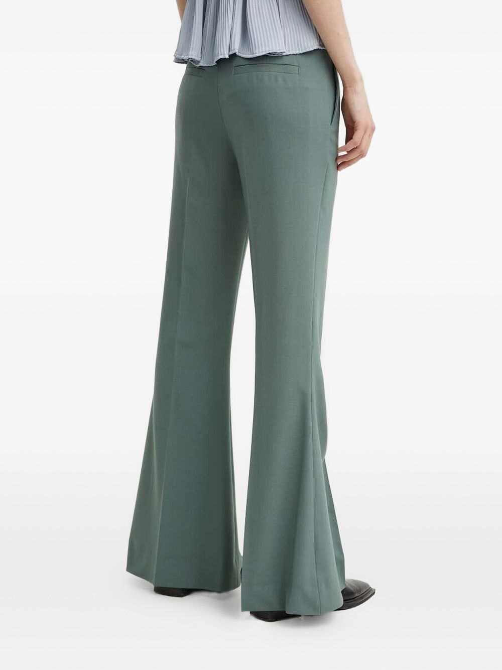 Veira flared pocket-detail trousers - 2