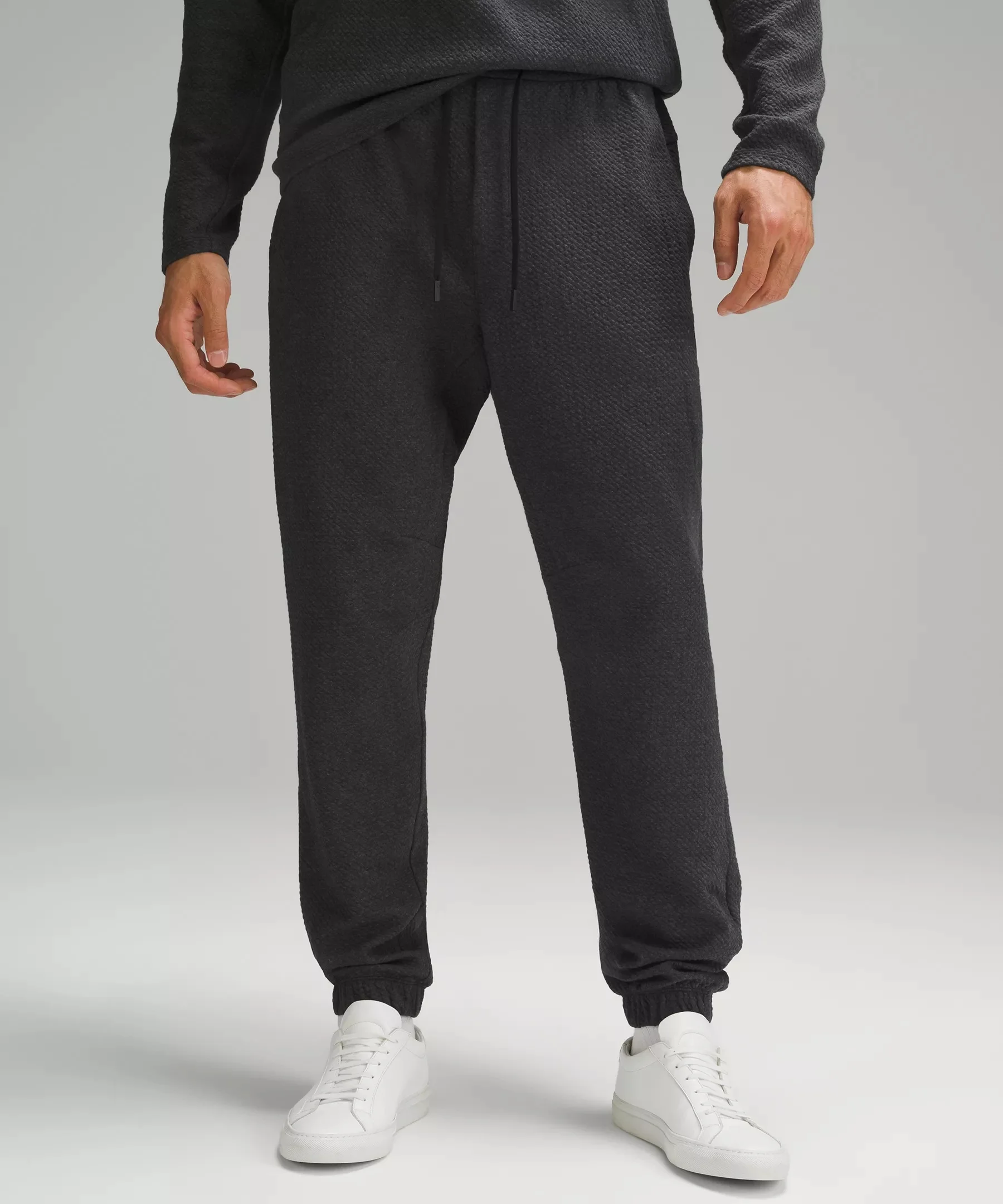 Textured Double-Knit Cotton Jogger *Tall - 1