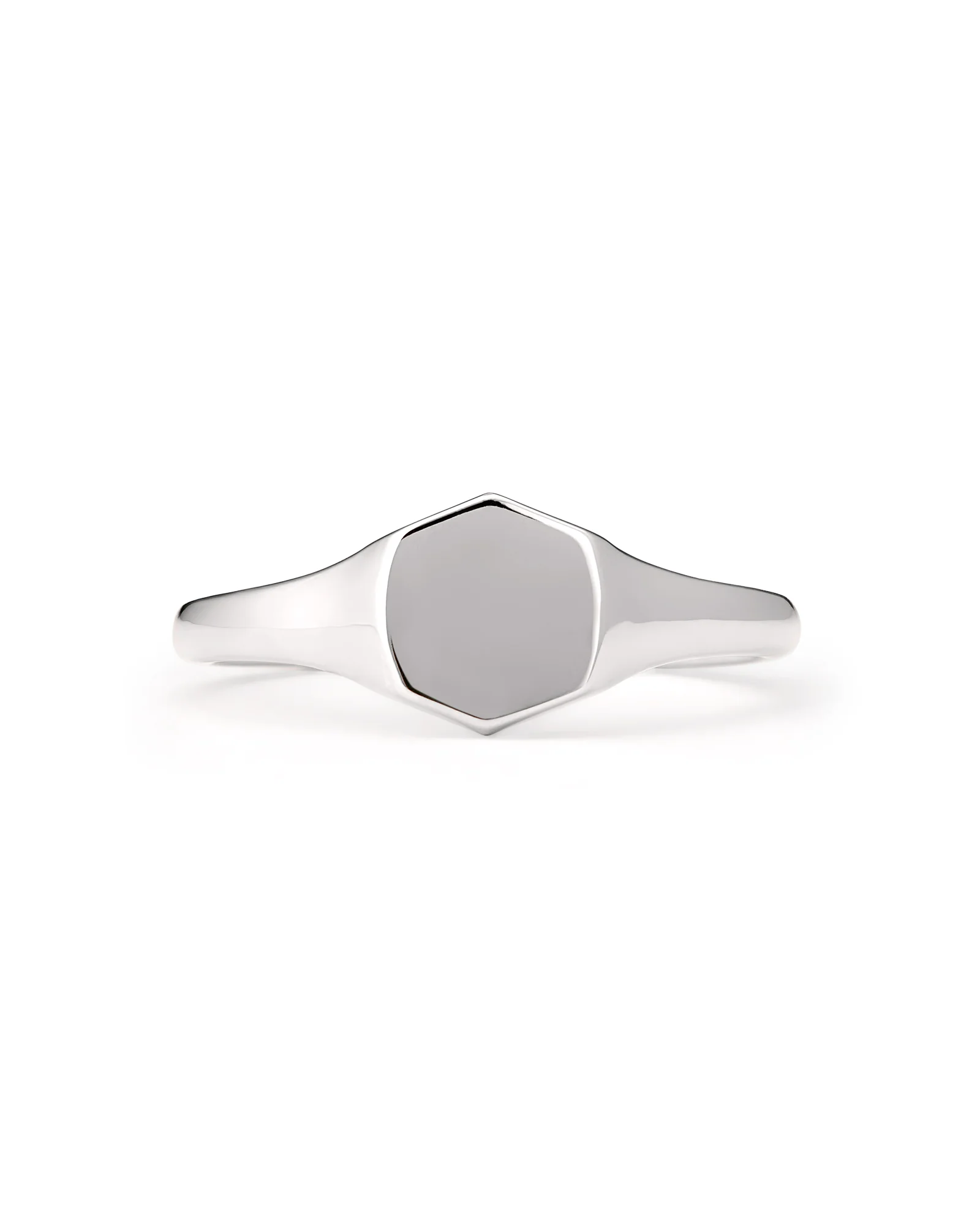 Davis Signet Ring in Sterling Silver - 1