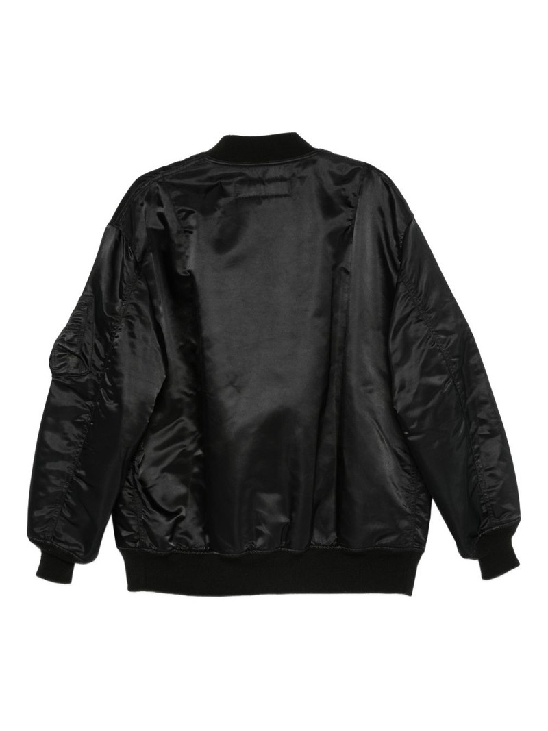 Comme des Garçons Homme satin bomber jacket outlook