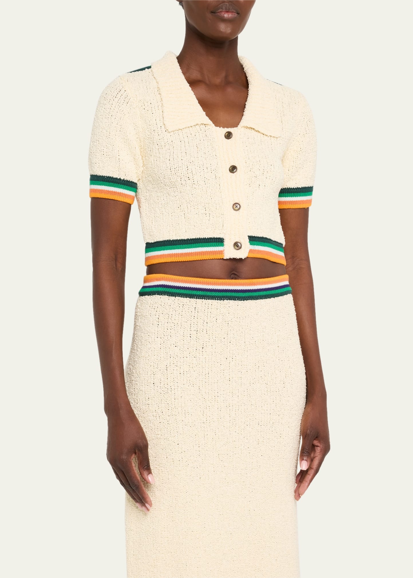 Cropped Boucle Polo - 4