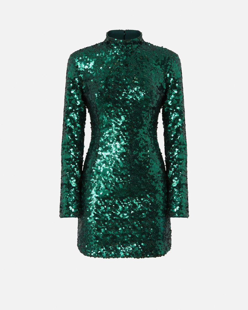 SHORT SEQUINNED DRESS 1