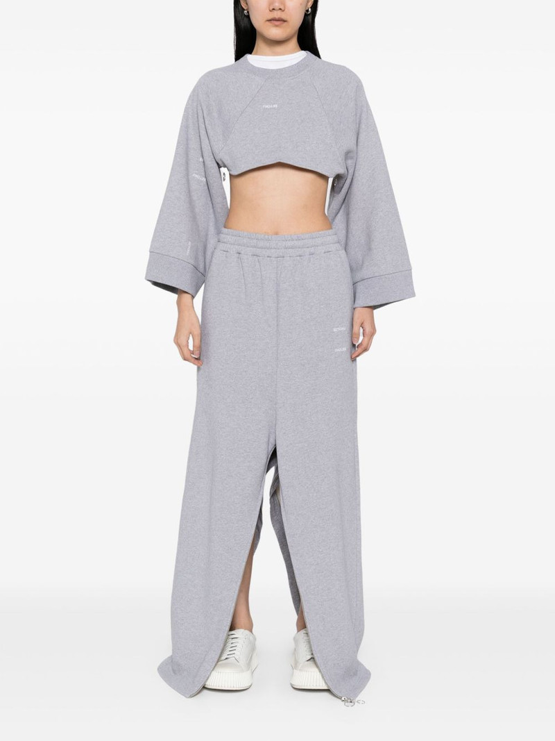 logo-embroidered pants 6