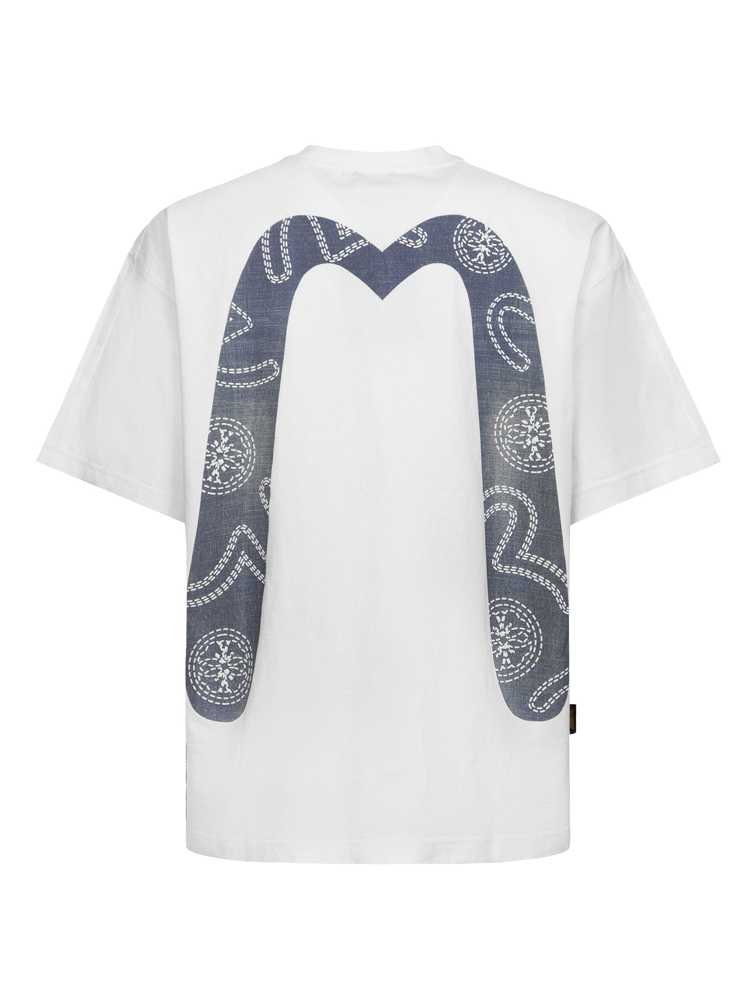 FOAM LINE KAMON AND SEAGULL DAICOCK PRINT LOOSE FIT T-SHIRT - 12