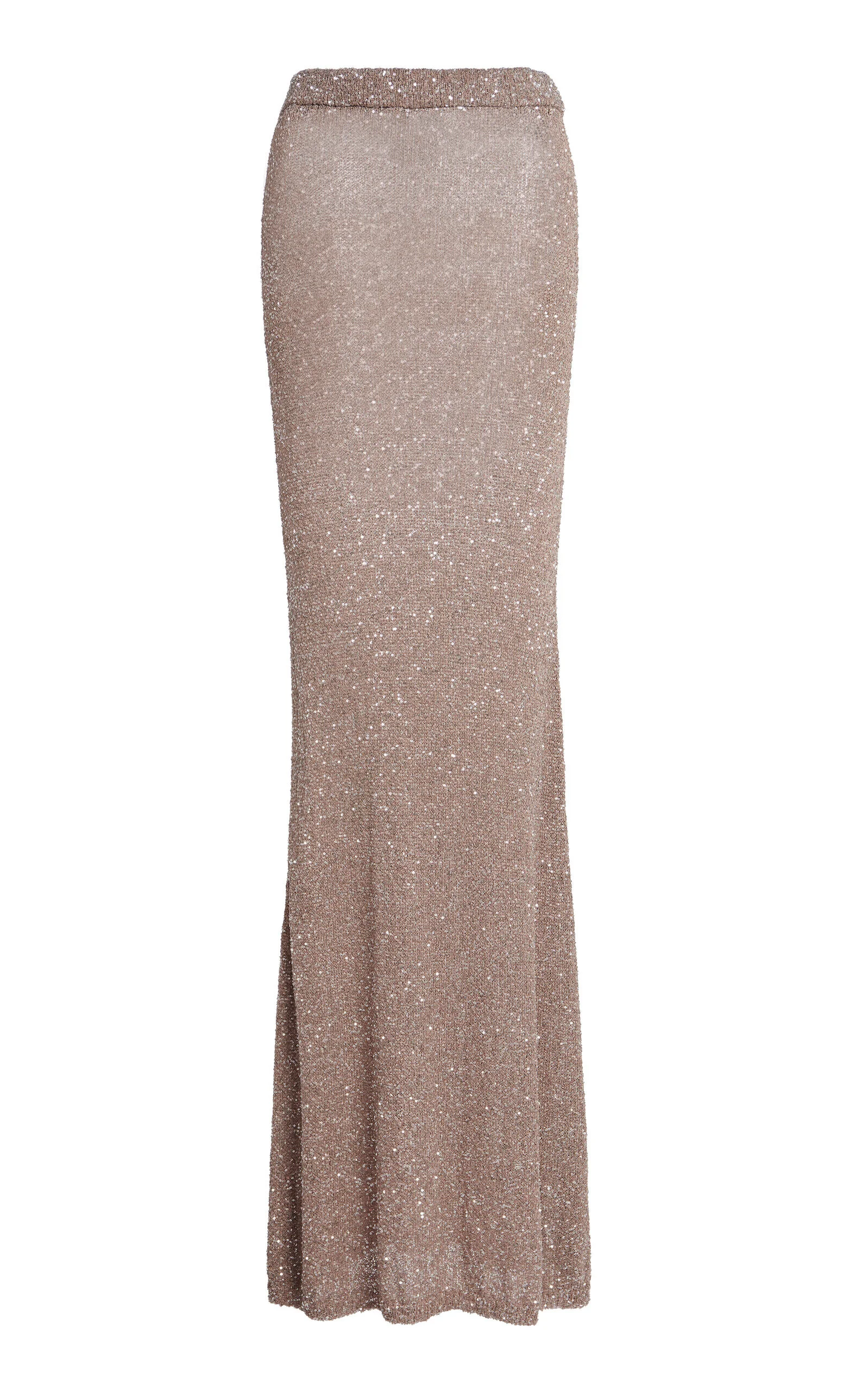 Sequined Knit Maxi Skirt multi - 1
