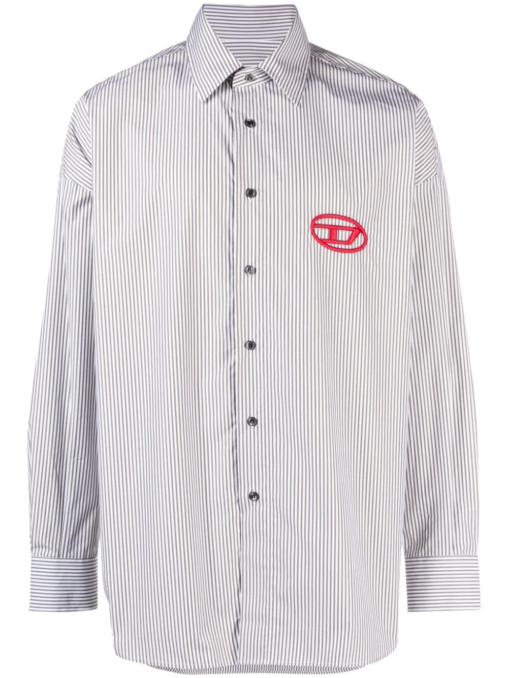 S-Douber logo-embroidered shirt - 1