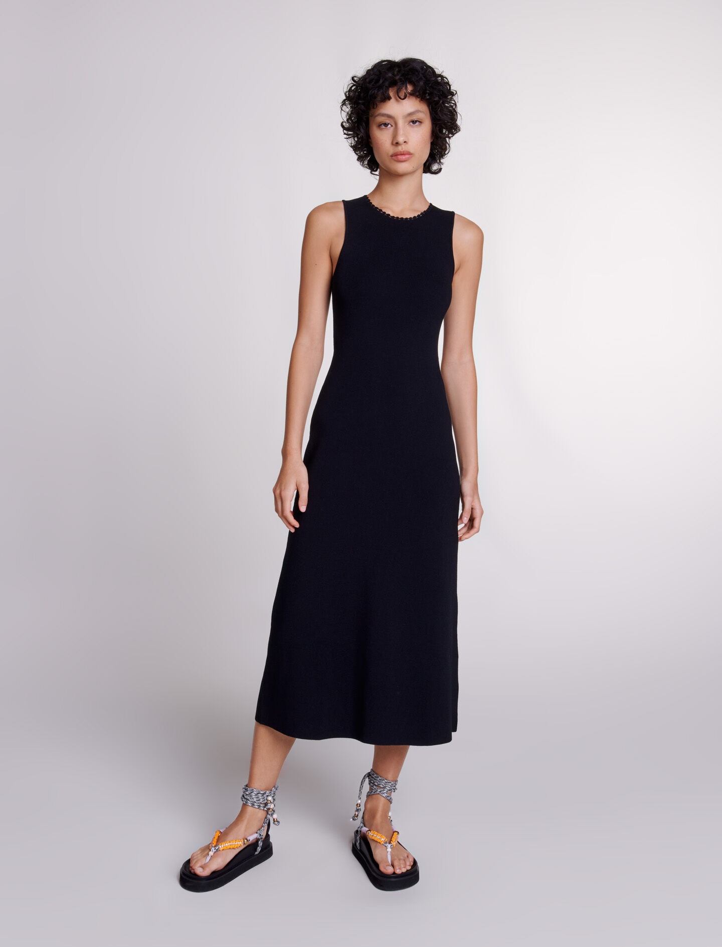 Cutaway knit maxi dress - 2