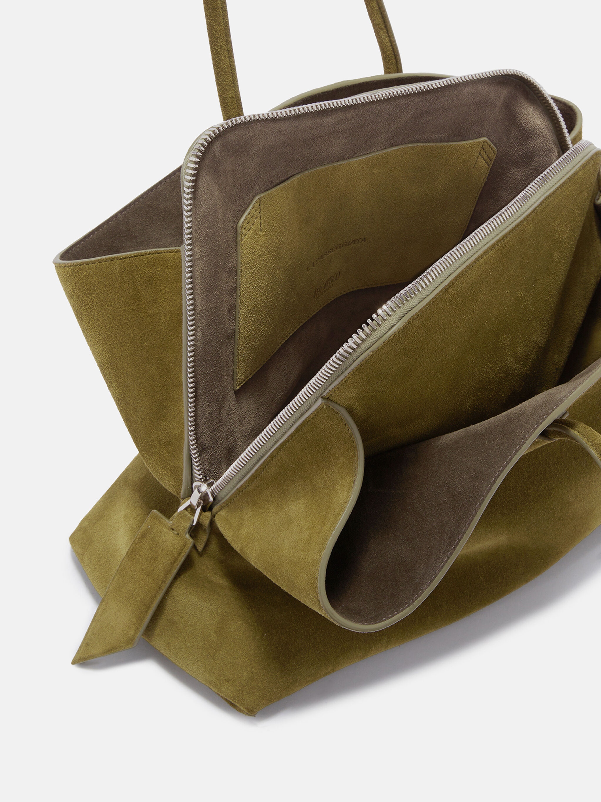 ''LA PASSEGGIATA MEDIUM'' KHAKI TOP HANDLE - 4