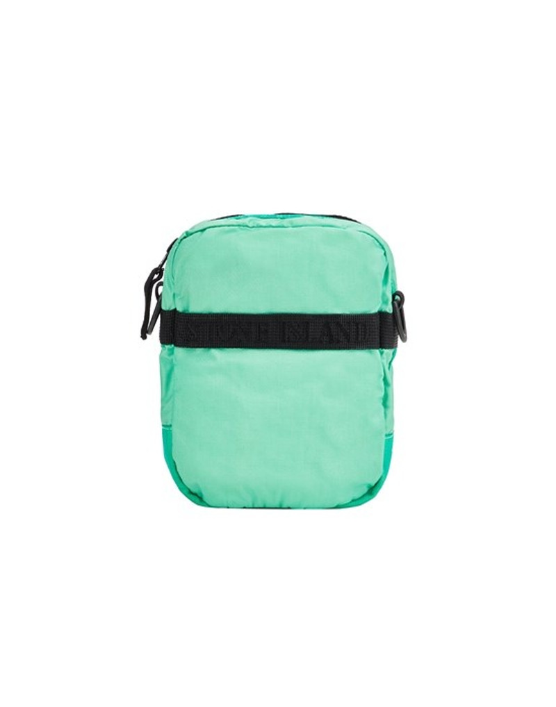 Stone Island 90870 70 MUSSOLA GOMMATA CANVAS LIGHT GREEN outlook