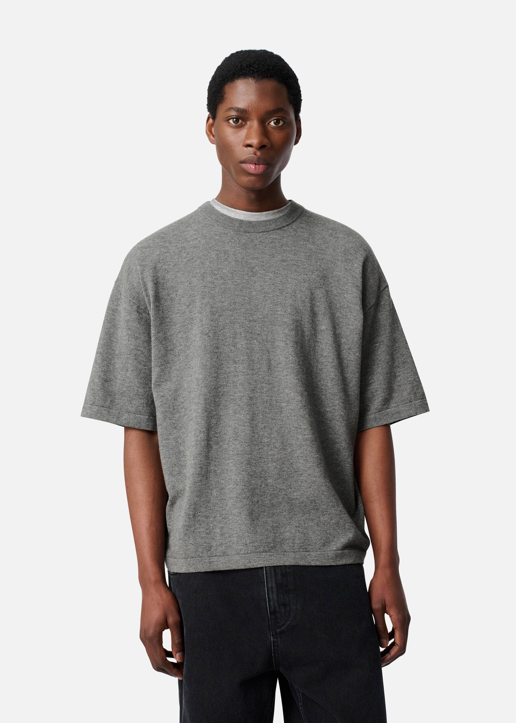 Distort knitted T-Shirt - 2