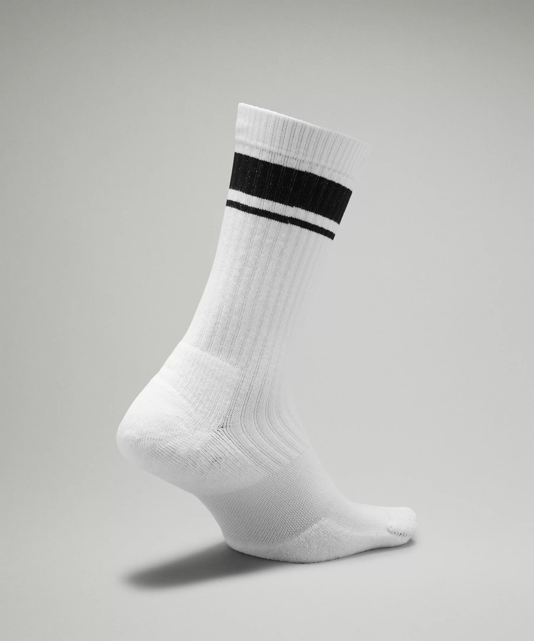 Men's Daily Stride Ribbed Comfort Crew Socks - 3