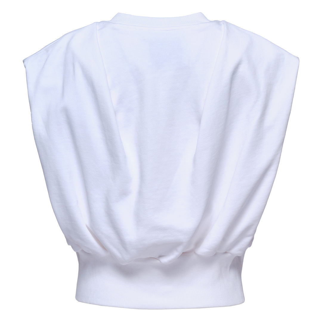 Sleeveless French Terry Top - 2