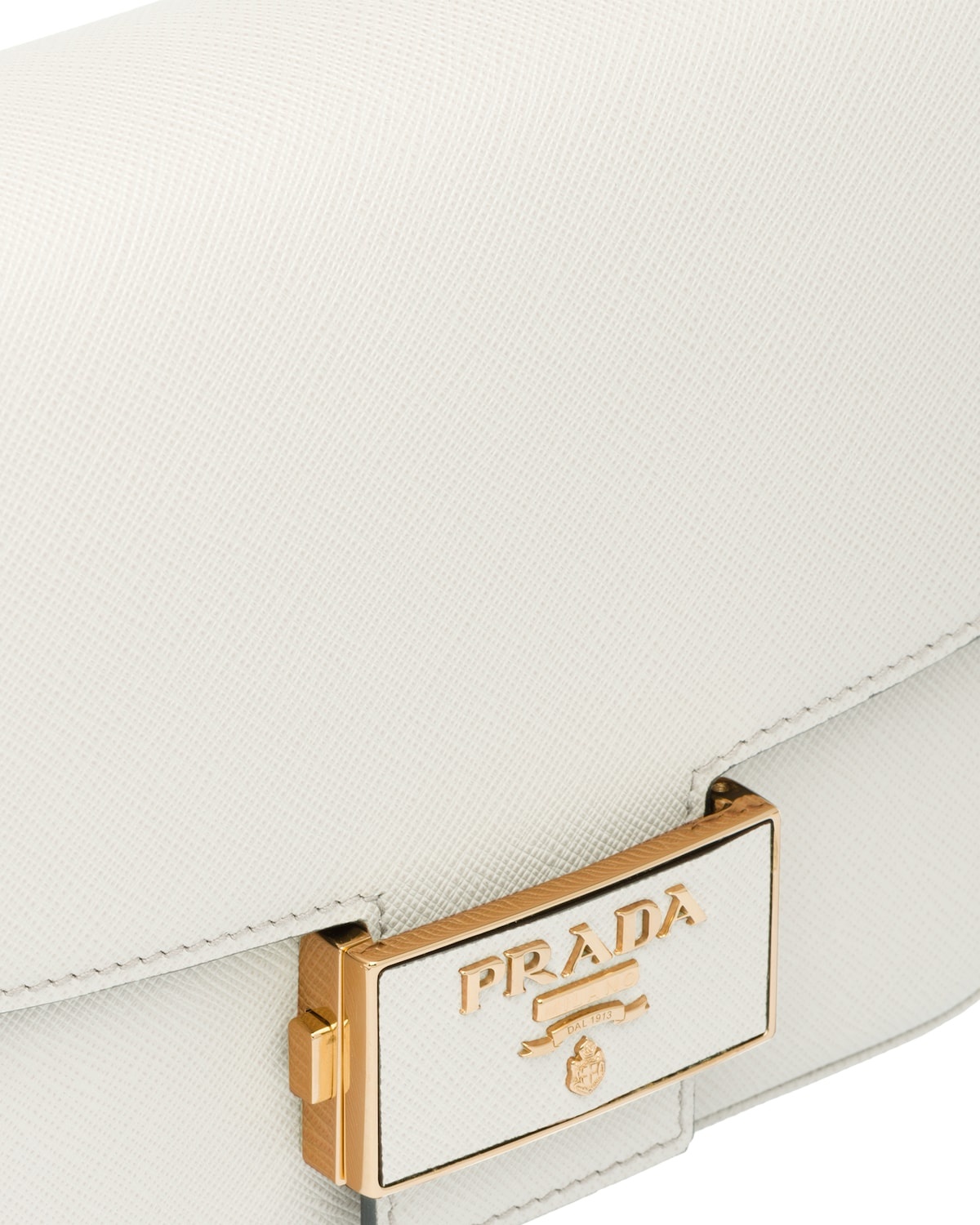 Saffiano Leather Prada Emblème Bag - 6