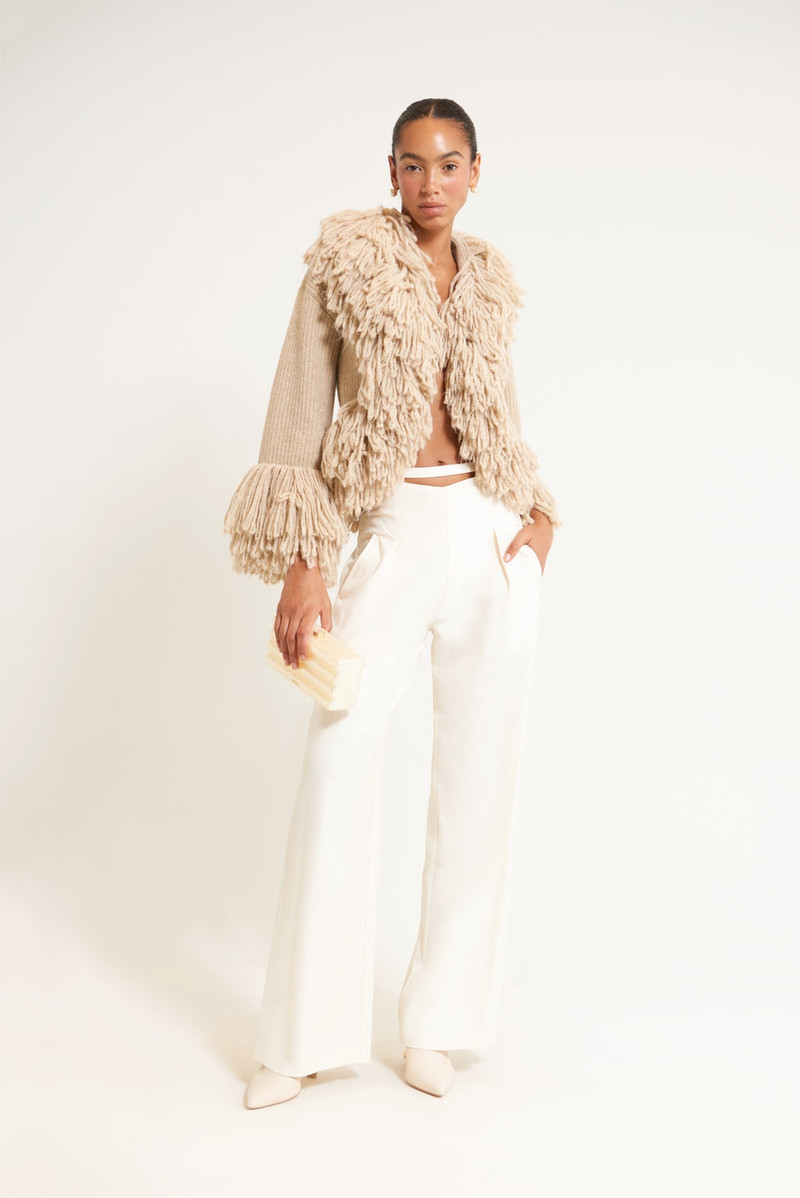 Cult Gaia FAUNA KNIT CARDIGAN outlook