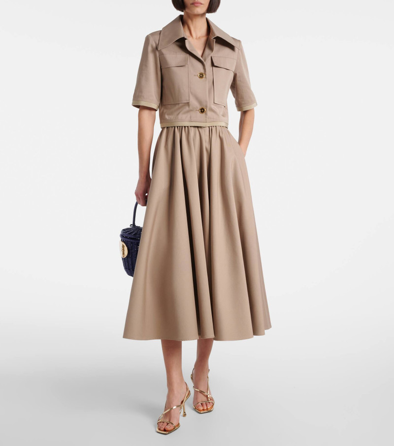 PATOU Cropped cotton jacket outlook