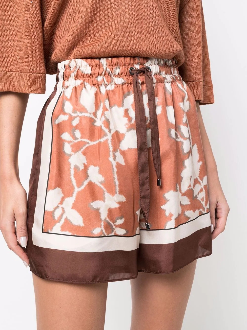 floral-print bermuda shortd - 5