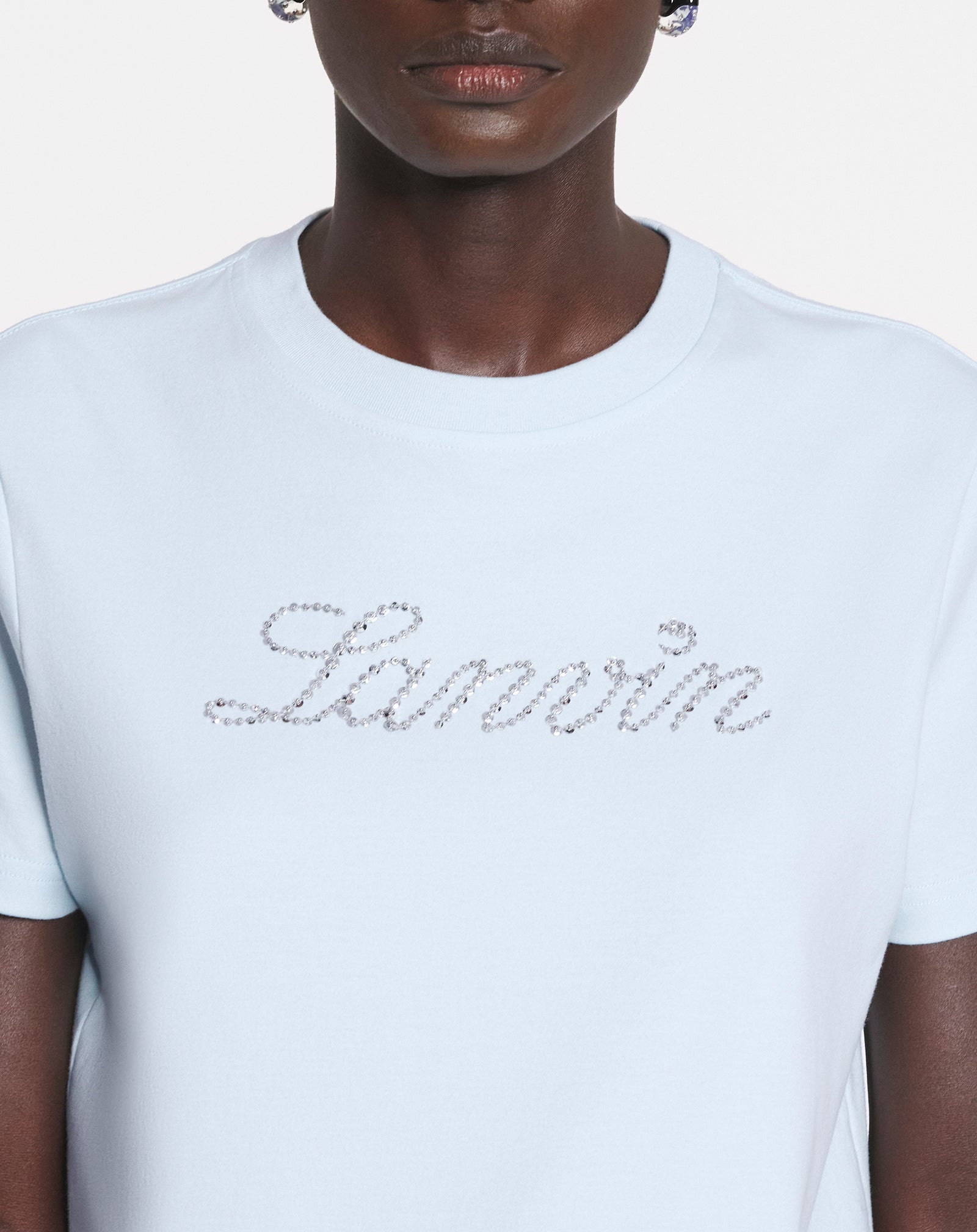 LANVIN EMBROIDERED SEQUIN T-SHIRT - 5