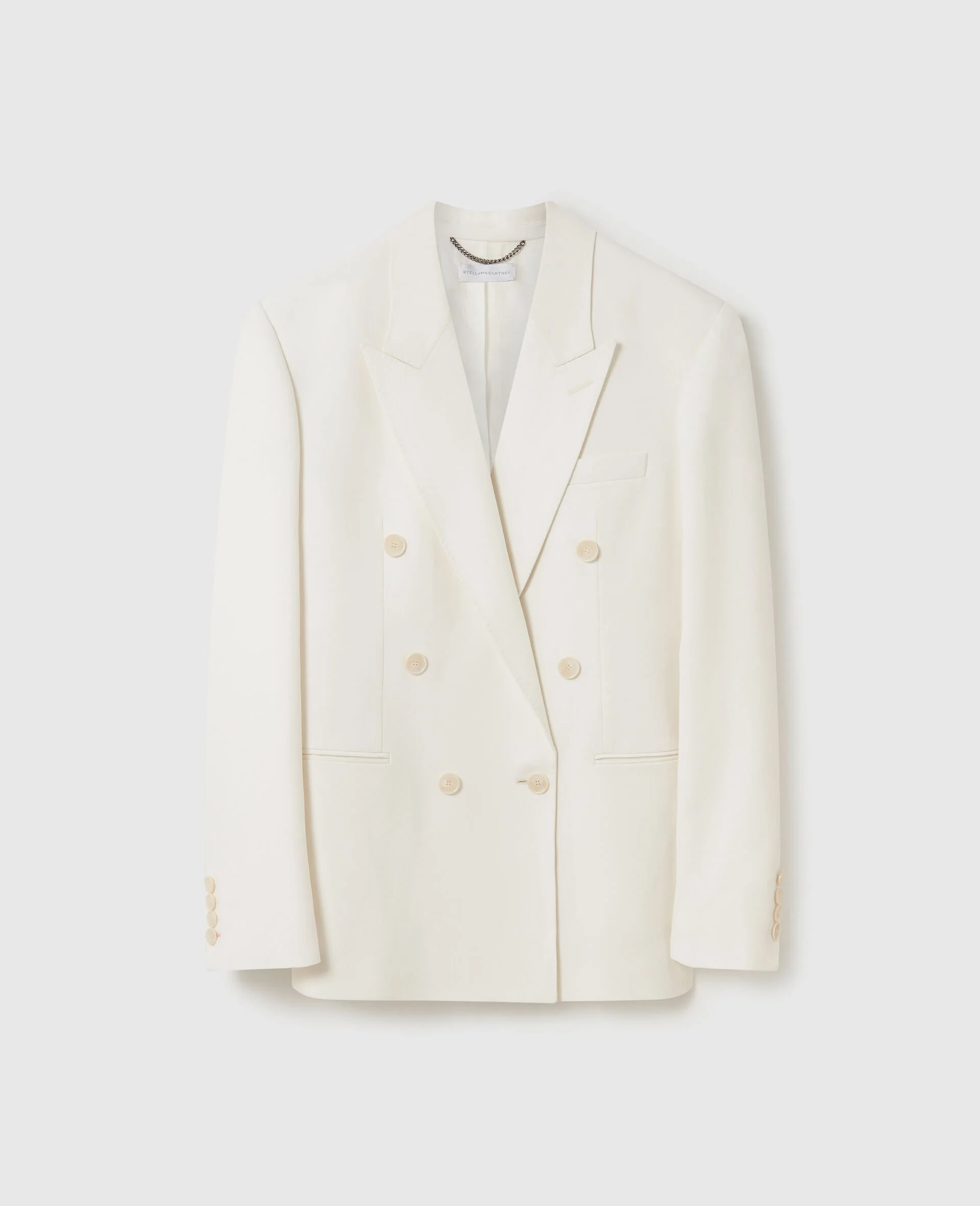 Double-Breasted Tuxedo Blazer - 1