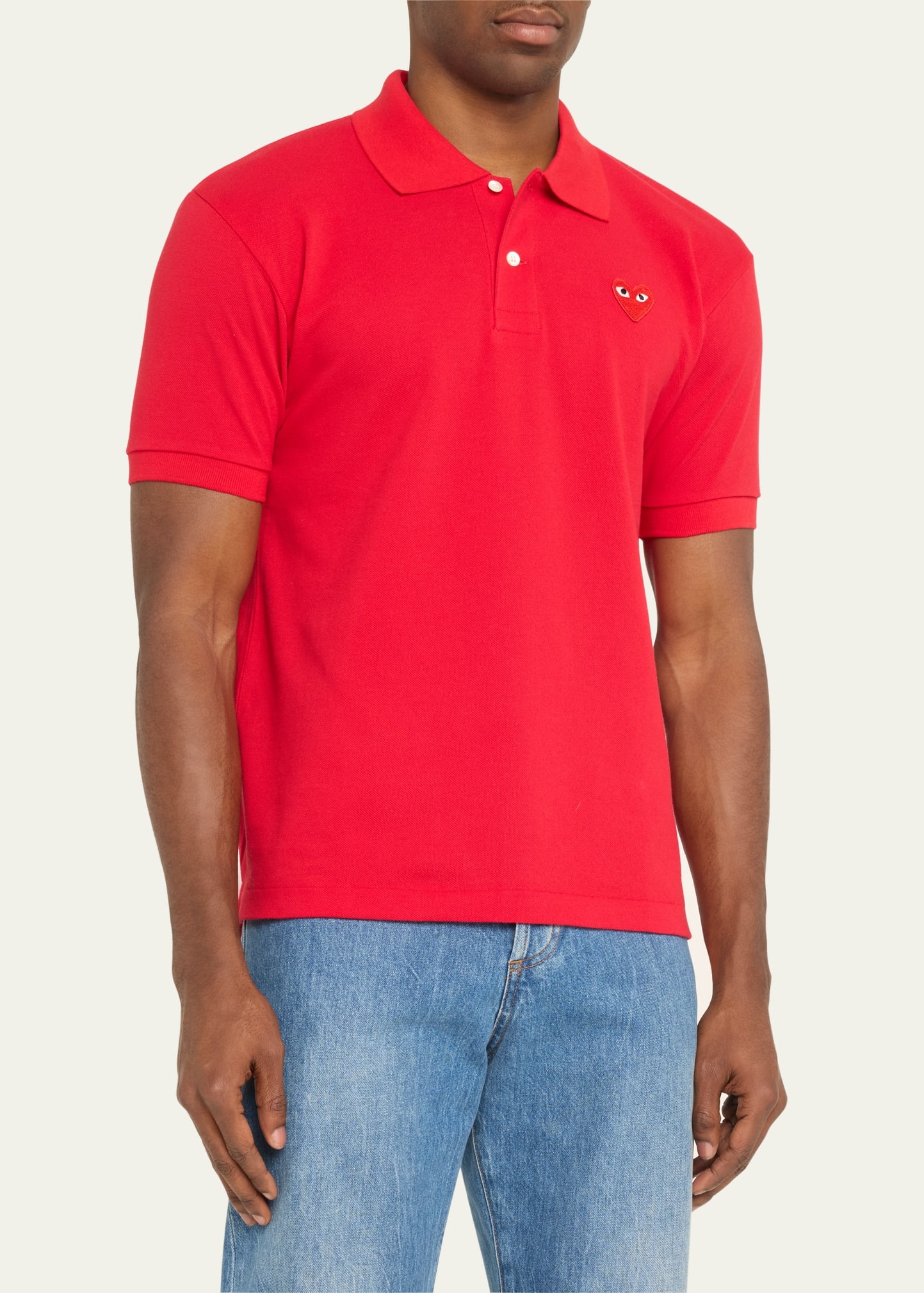 Men's Polo Shirt with Heart - 4