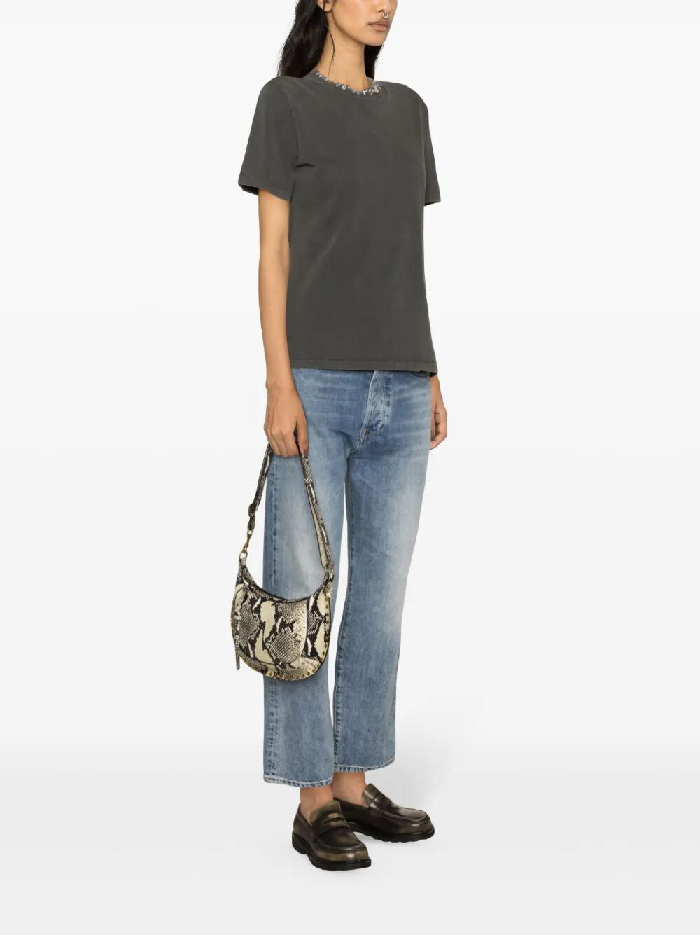 Crystal-Embellished Cotton T-Shirt - 4